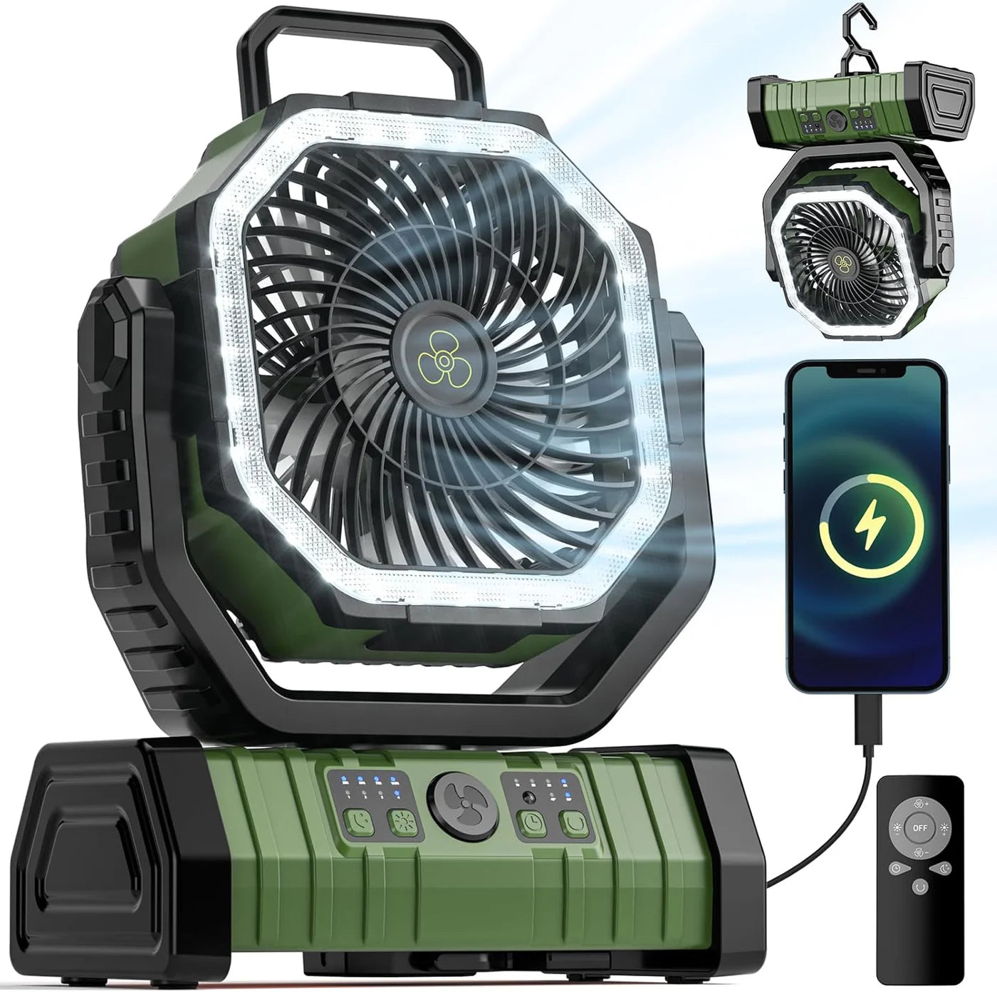 Heavy Duty Portable Camping Fan